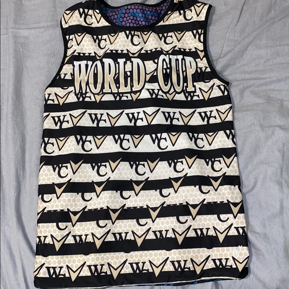 World Cup reversible practice outfit top